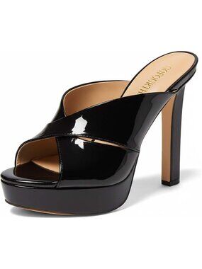Chic High Heel Platform Mule Sandals for Women - Stylish Summer Footwear